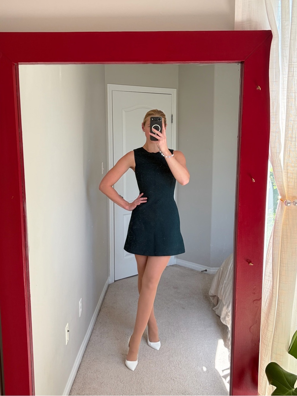 Zara basics mini dress